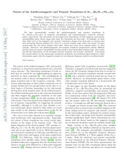 Nature of the Antiferromagnetic and Nematic Transitions in Sr $ _ {1