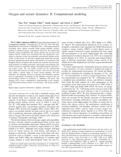 Oxygen and seizure dynamics: II. Computational modeling
