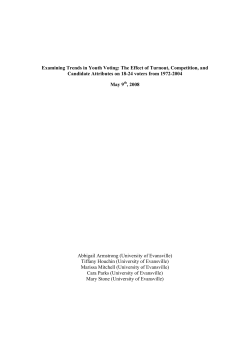 Examining Trends in Youth Voting