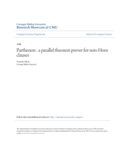 Parthenon : a parallel theorem prover for non