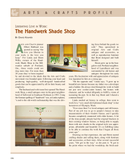 The Handwerk Shade Shop - American Bungalow Magazine