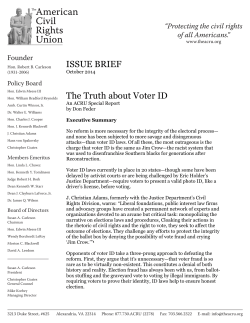 the entire report - The American Civil Rights Union