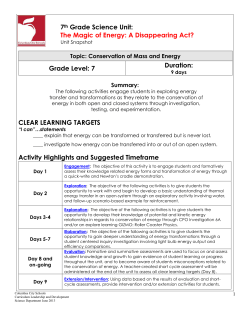 Magic of Energy - 7.PS.2