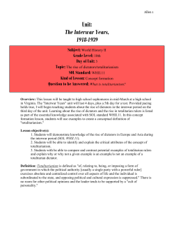 third day of the unit - Ashley Michelle Allen