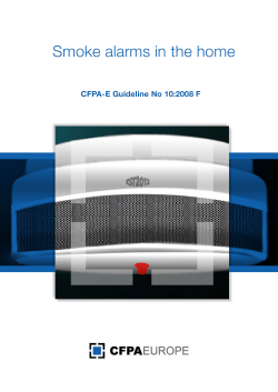 Smoke alarms in the home