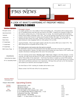 4/7/17 Newsletter