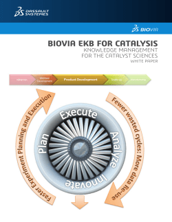 biovia ekb for catalysis