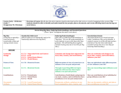 Grade 7 Social Studies