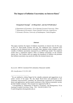 The Impact of Inflation Uncertainty on Interest Rates