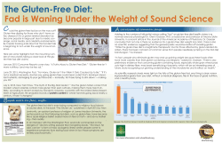 The Gluten-Free Diet-- Fad is Waning Under the Weight of Sound