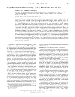 Oxygen Interstitials in Superconducting La2CuO4: Their Valence