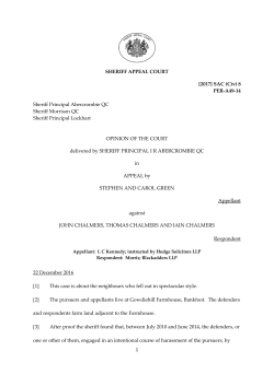 appeal by stephen and carol green against john