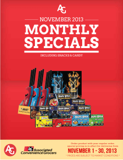 monthly specials