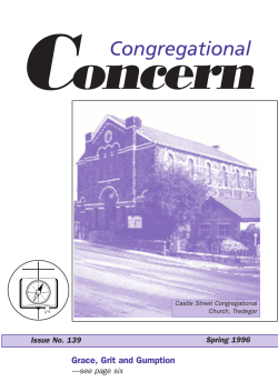 Congregational - Evangelical Fellowship of Congregational Churches