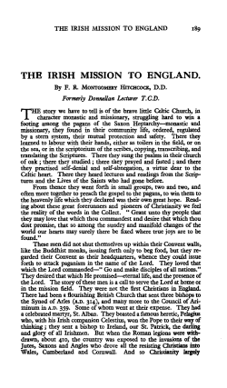 thb irish mission to england.