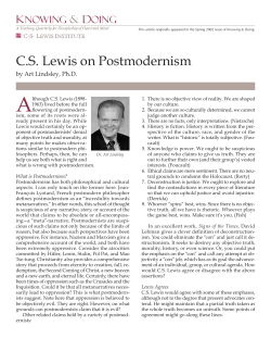 Lewis on Postmodernism
