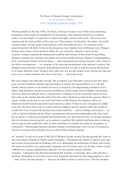 The Book of Margery Kempe: Introduction by: Lynn Staley (Author