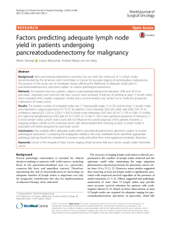 Factors predicting adequate lymph node yield in patients