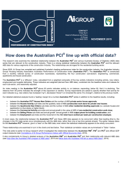 PCI vs ABS Data Report - The Australian Industry Group