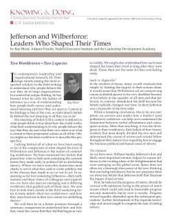 Jefferson and Wilberforce