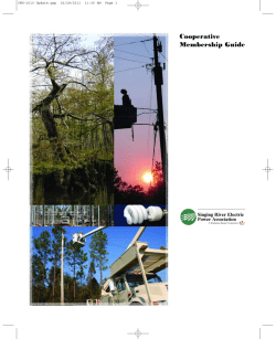 Cooperative Membership Guide - Singing River Electric Power