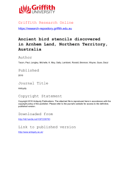Ancient bird stencils discovered in Arnhem Land, Northern Territory