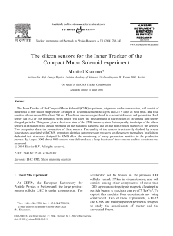 The silicon sensors for the Inner Tracker of the Compact Muon