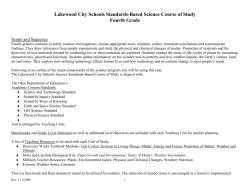 Fourth Grade - Lakewood City School District