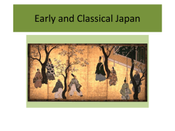 Early and Classical Japan