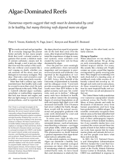 Algae-Dominated Reefs