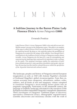 Lady Florence Dixie`s Across Patagonia (1880)