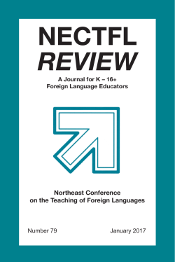 Review #79 January 2017 - Northeast Conference on the Teaching