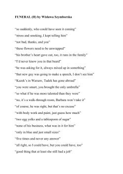 so suddenly, who could have seen it coming