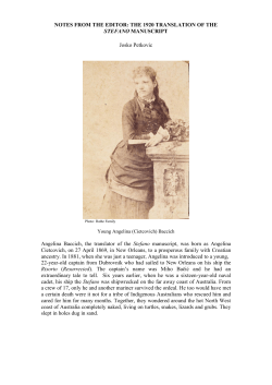 Barque Stefano Shipwreck 1920 Translation: Editor`s Notes