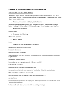 June - Knebworth and Marymead Medical Practice