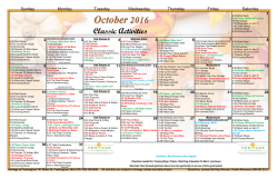 Classic Activities - Heritage Assisted Living