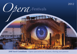 Opera Festivals
