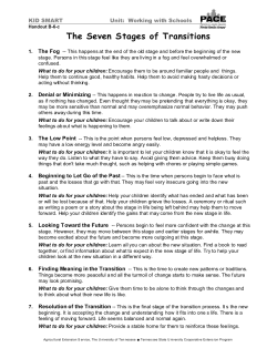 The Seven Stages of Transitions