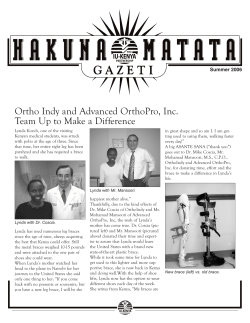 Summer 2006 - AMPATH