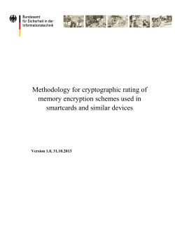 Methodology for cryptographic rating of memory encryption schemes