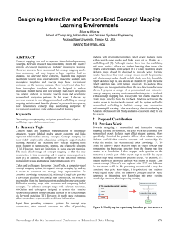 Designing Interactive and Personalized Concept Mapping Learning
