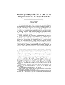 The Immigrant Rights Marches of 2006