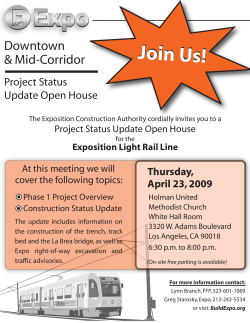 Project Status Meeting Notice and Presentation