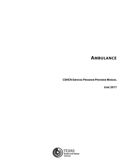 Ambulance - TMHP.com