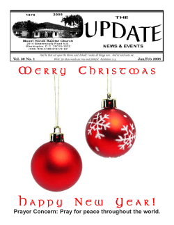 happyyear ! merrychristmas - Mount Horeb Baptist Church