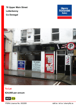 76 Upper Main Street Letterkenny Co Donegal