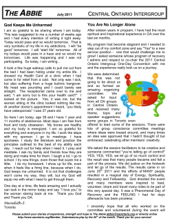 to The Abbie from July, 2011