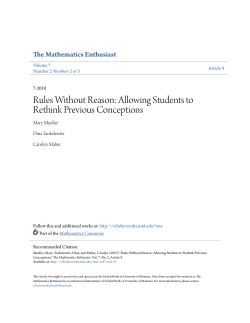 Rules Without Reason: Allowing Students to