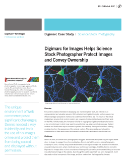 Digimarc for Images Helps Science Stock Photographer Protect