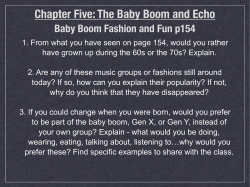 baby boom - TeacherWeb
